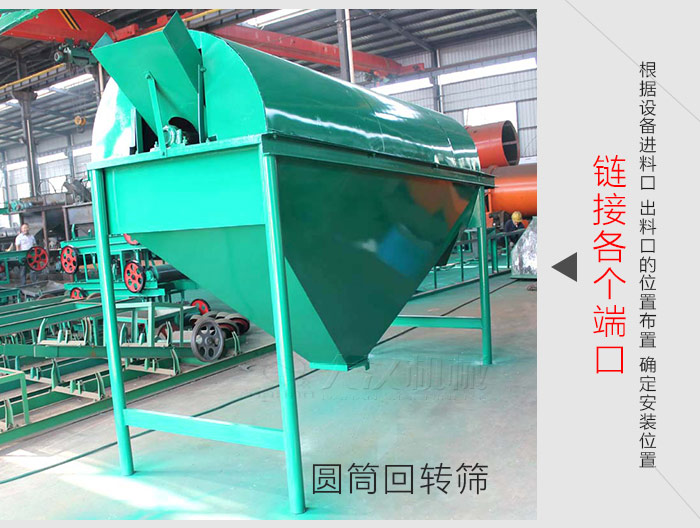 根據設備進料口、出料口的位置布置，對篩體安裝位置進行確定